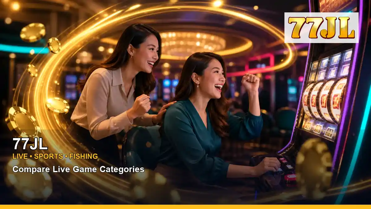 77JL dynamic casino cashback rewards highlighting mobile-friendly casino play