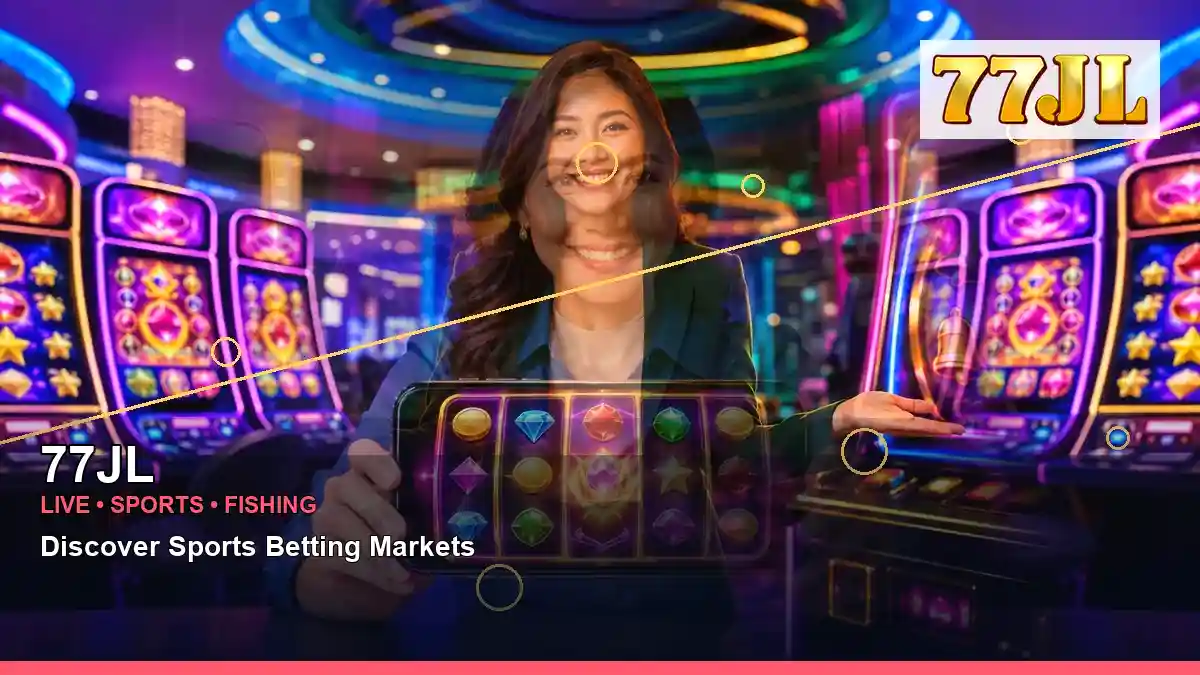 77JL VIP casino rewards featuring an adult Filipina casino host with a centered composition